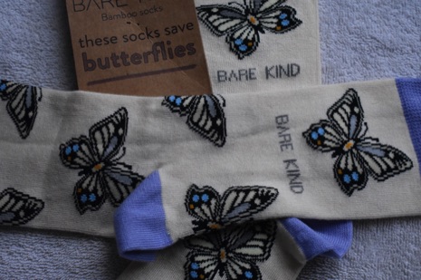 Bare Kind Save the Butterflies socks
